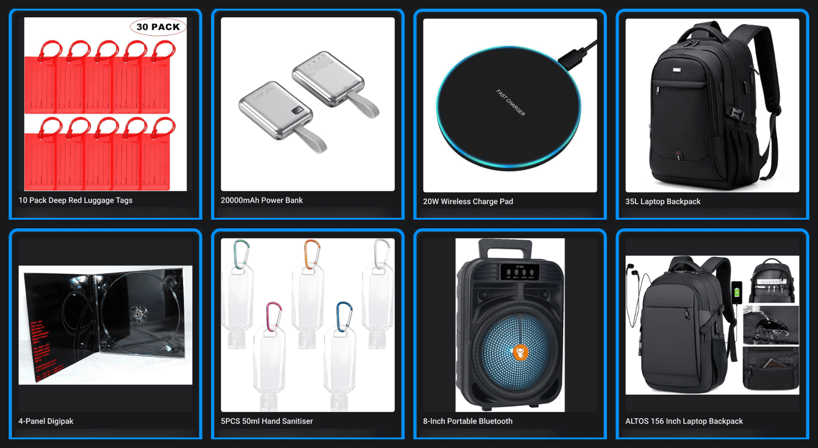 Exhibitor Product Showroom on desktop